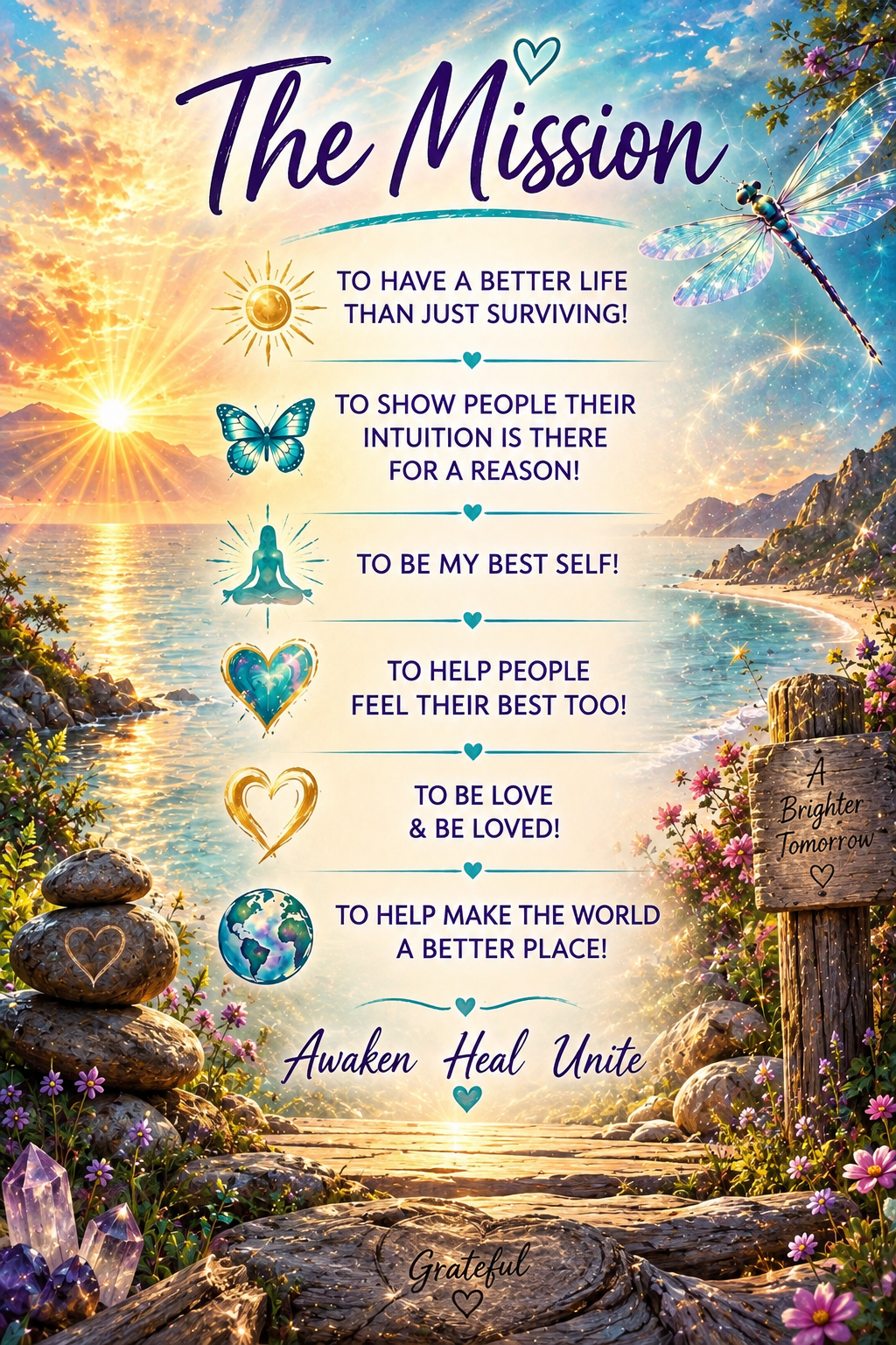 Mission Statement — Awaken, Heal and Unite the World