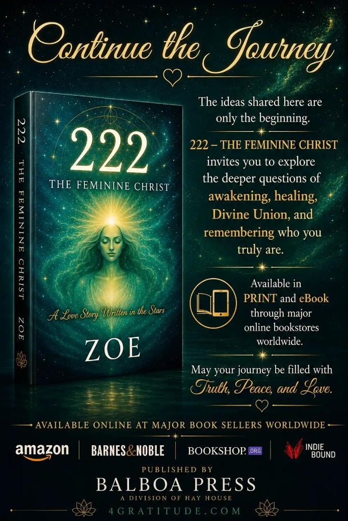 Continue the Journey — 222 The Feminine Christ
