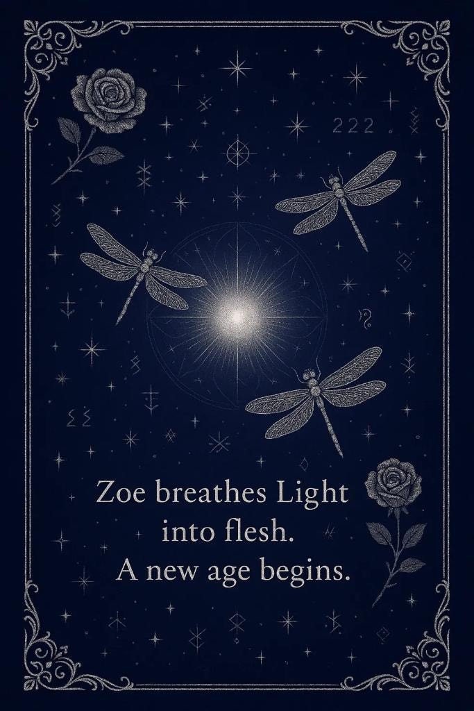 Zoe breathes Light into flesh. A new age begins.