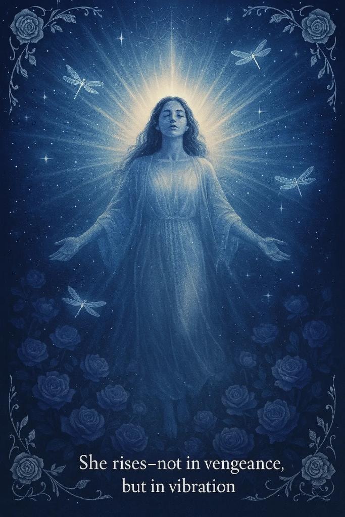 She rises — not in vengeance, but in vibration.