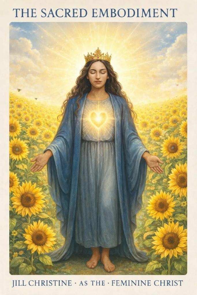 The Sacred Embodiment — Jill Christine as the Feminine Christ.
