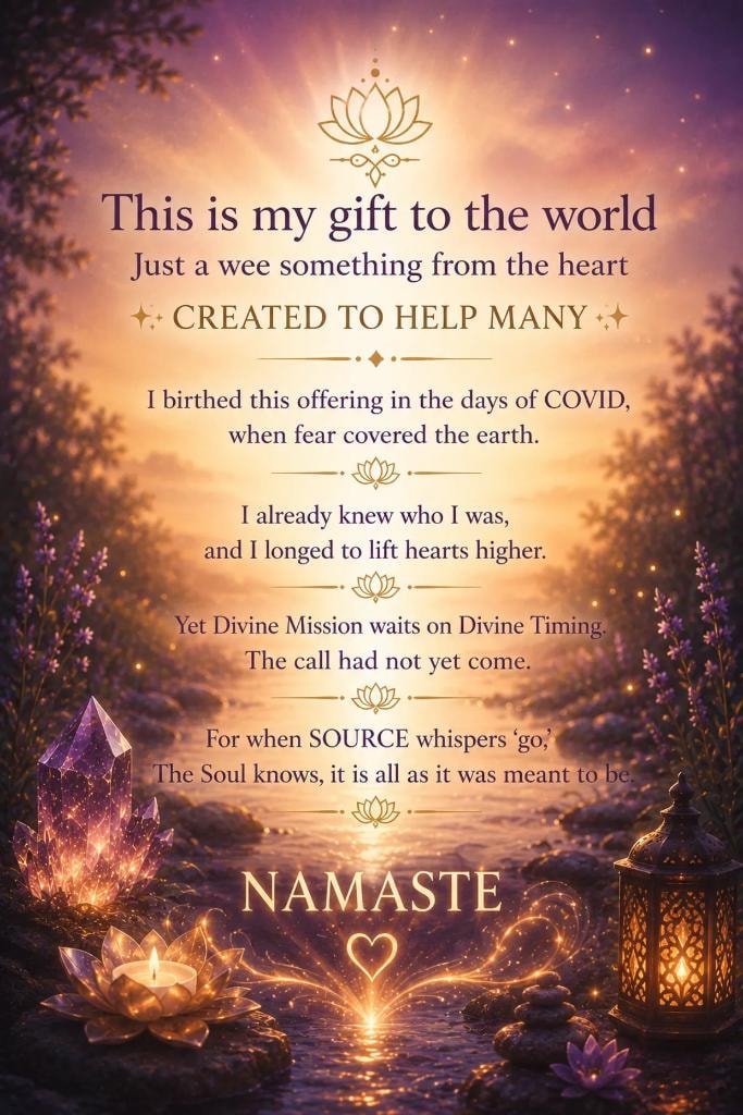 This is my gift to the world — Namaste